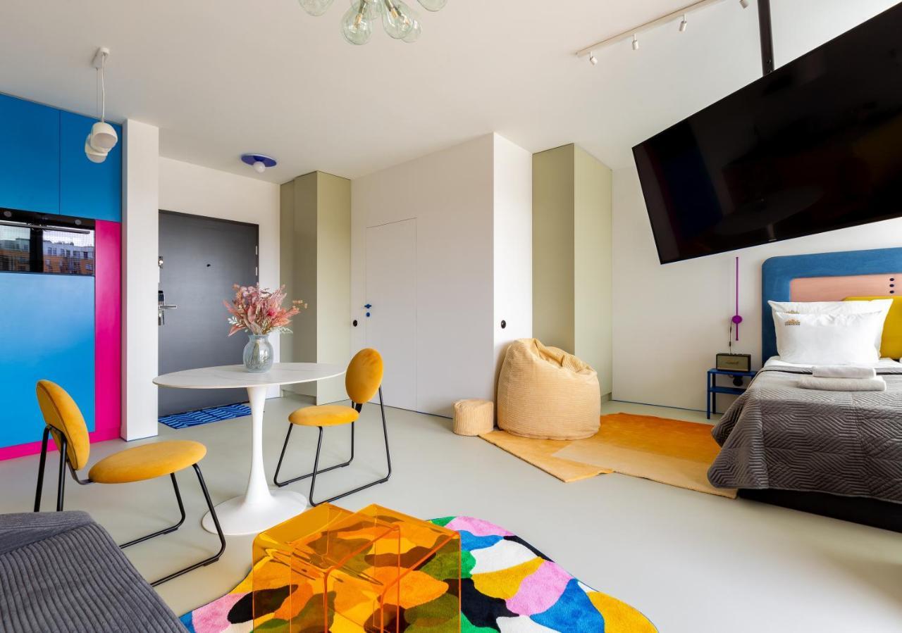 Chlebova - Riverside View Terrace, Free Parking, Gym & Kidsplay By Downtown Apartments Gdansk Exterior foto