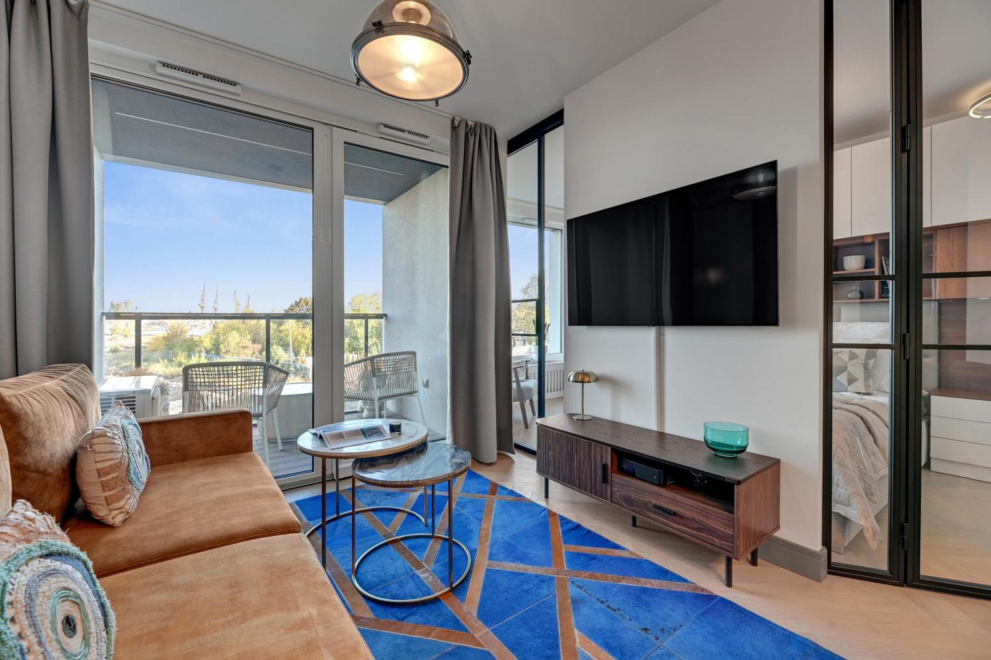 Chlebova - Riverside View Terrace, Free Parking, Gym & Kidsplay By Downtown Apartments Gdansk Habitación foto