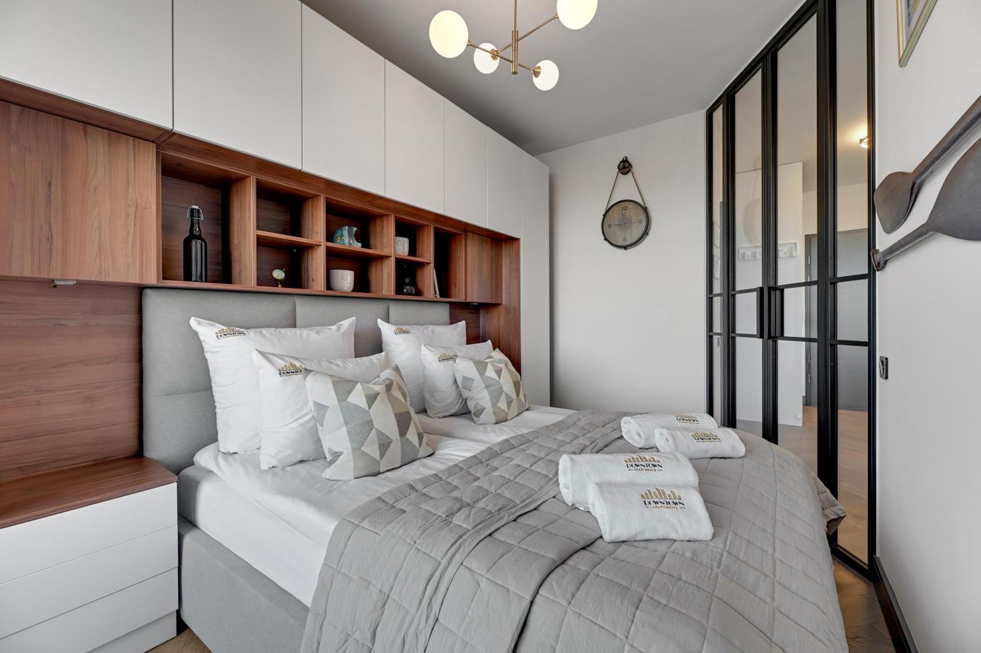 Chlebova - Riverside View Terrace, Free Parking, Gym & Kidsplay By Downtown Apartments Gdansk Exterior foto