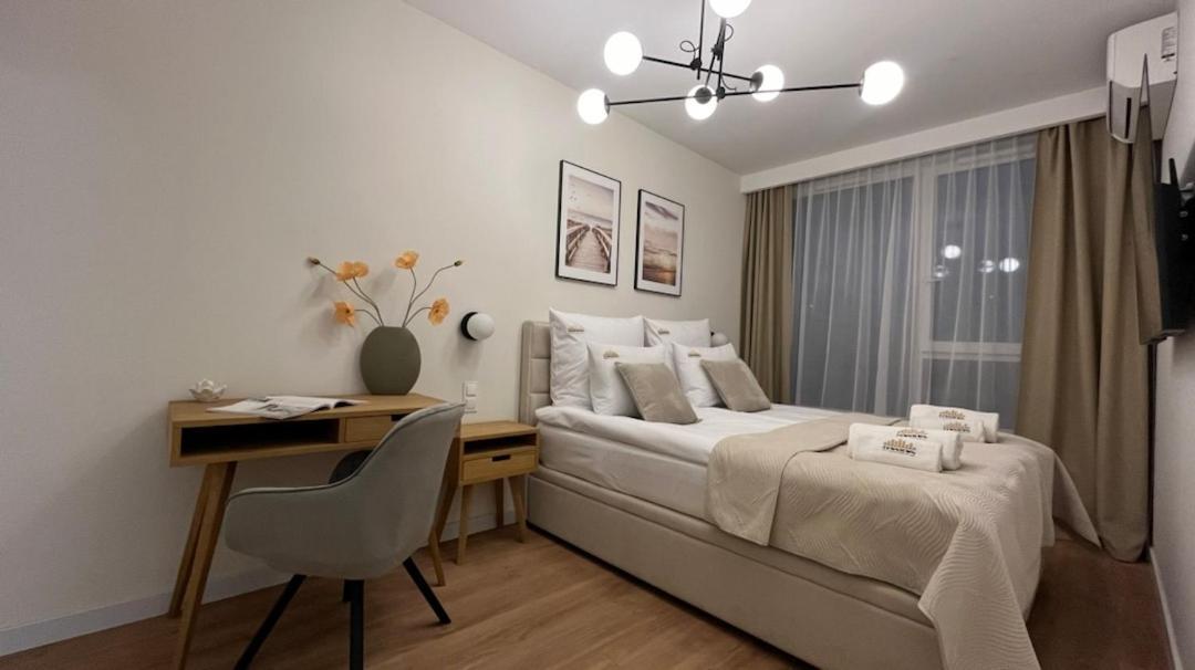 Chlebova - Riverside View Terrace, Free Parking, Gym & Kidsplay By Downtown Apartments Gdansk Exterior foto