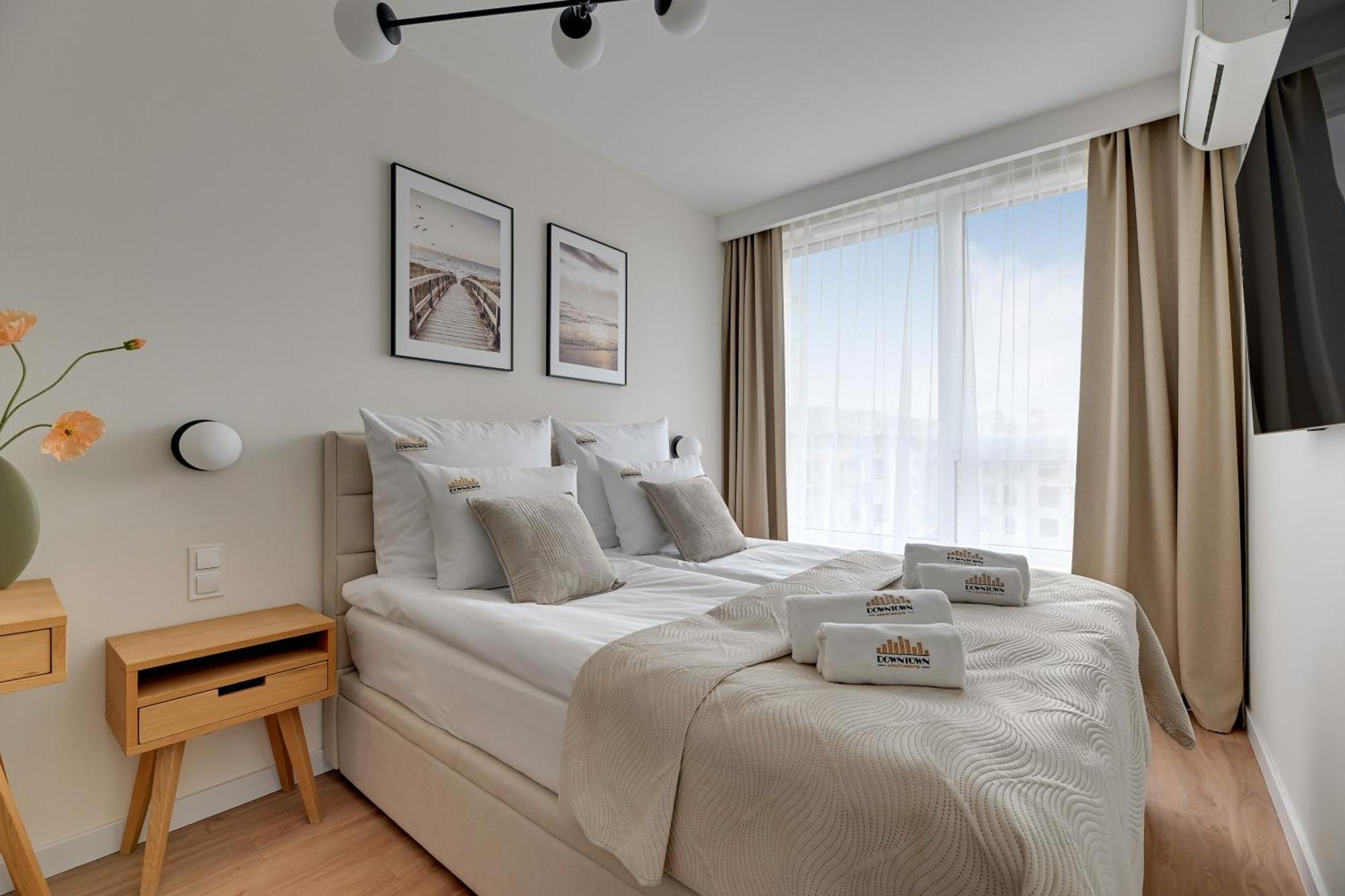 Chlebova - Riverside View Terrace, Free Parking, Gym & Kidsplay By Downtown Apartments Gdansk Exterior foto