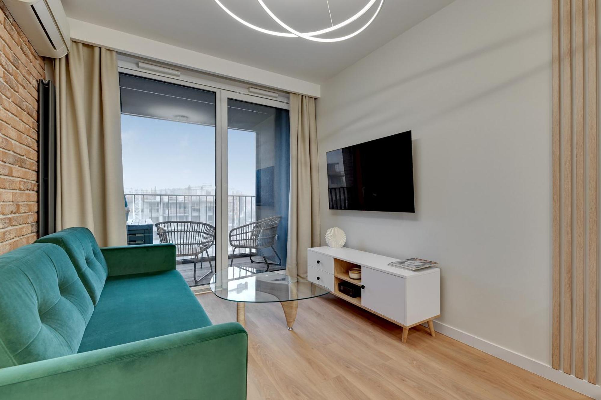 Chlebova - Riverside View Terrace, Free Parking, Gym & Kidsplay By Downtown Apartments Gdansk Exterior foto