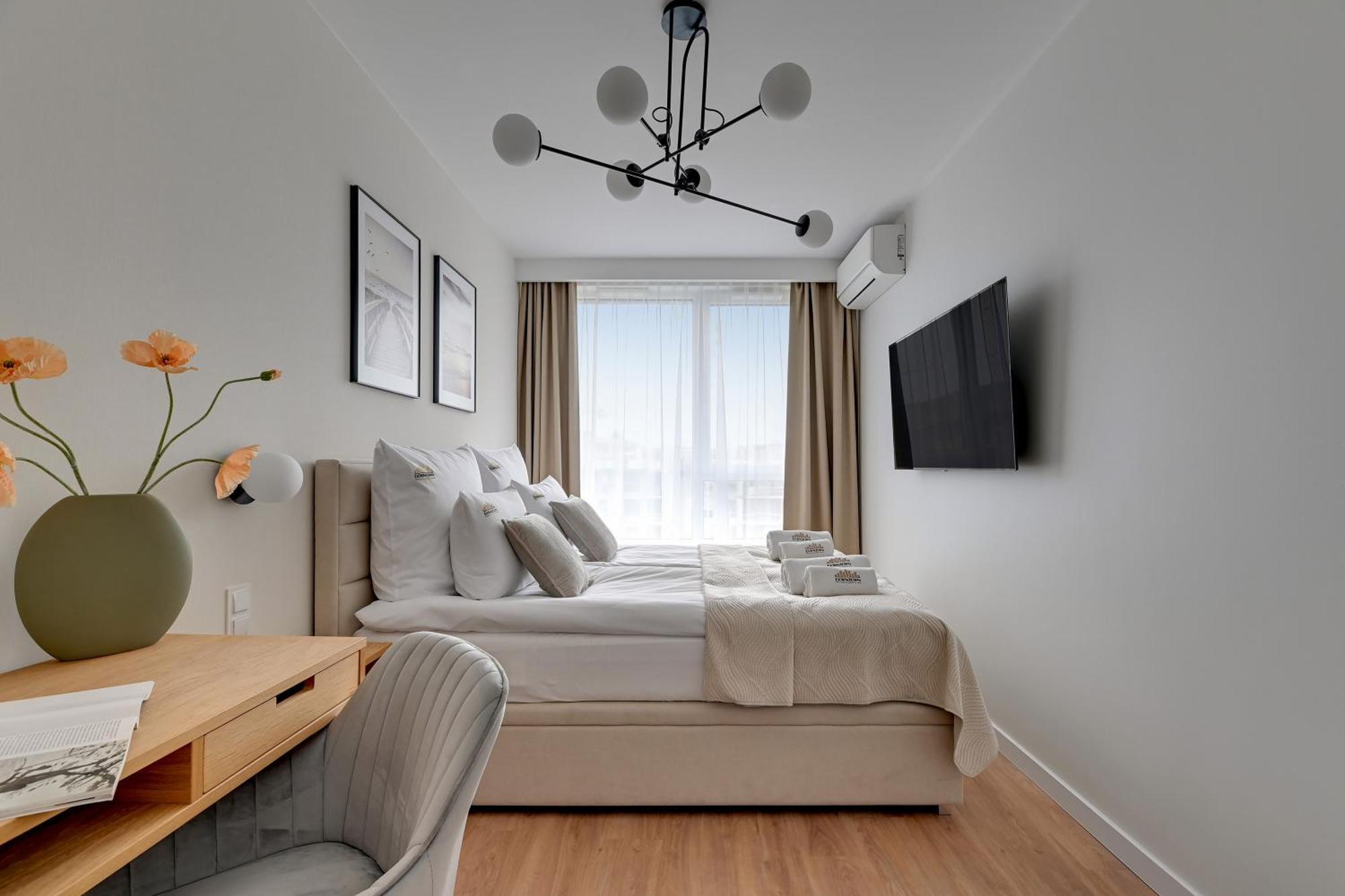 Chlebova - Riverside View Terrace, Free Parking, Gym & Kidsplay By Downtown Apartments Gdansk Exterior foto